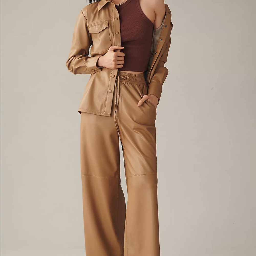 Good American Better than Leather Matching Set - Shacket & Pants
